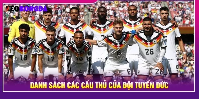 Danh sách các cầu thủ của đội tuyển Đức