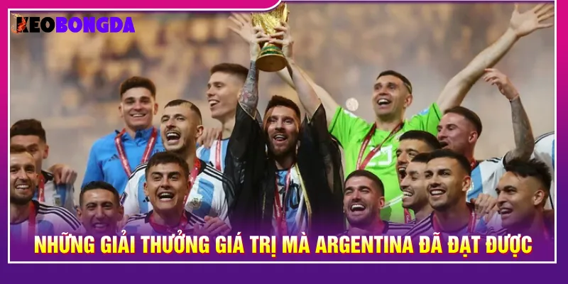 Nhiều thành tích lớn đấu trường quốc tế Argentina đạt được